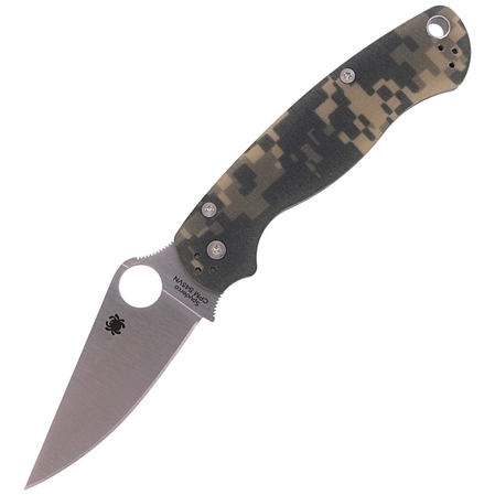 Nóż składany Spyderco Para Military 2 G-10 Camo Plain (C81GPCMO2)