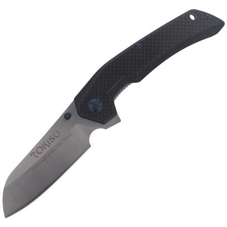 Nóż składany TOKISU Tactical Black G-10/Carbon Fiber, Satin (18448)