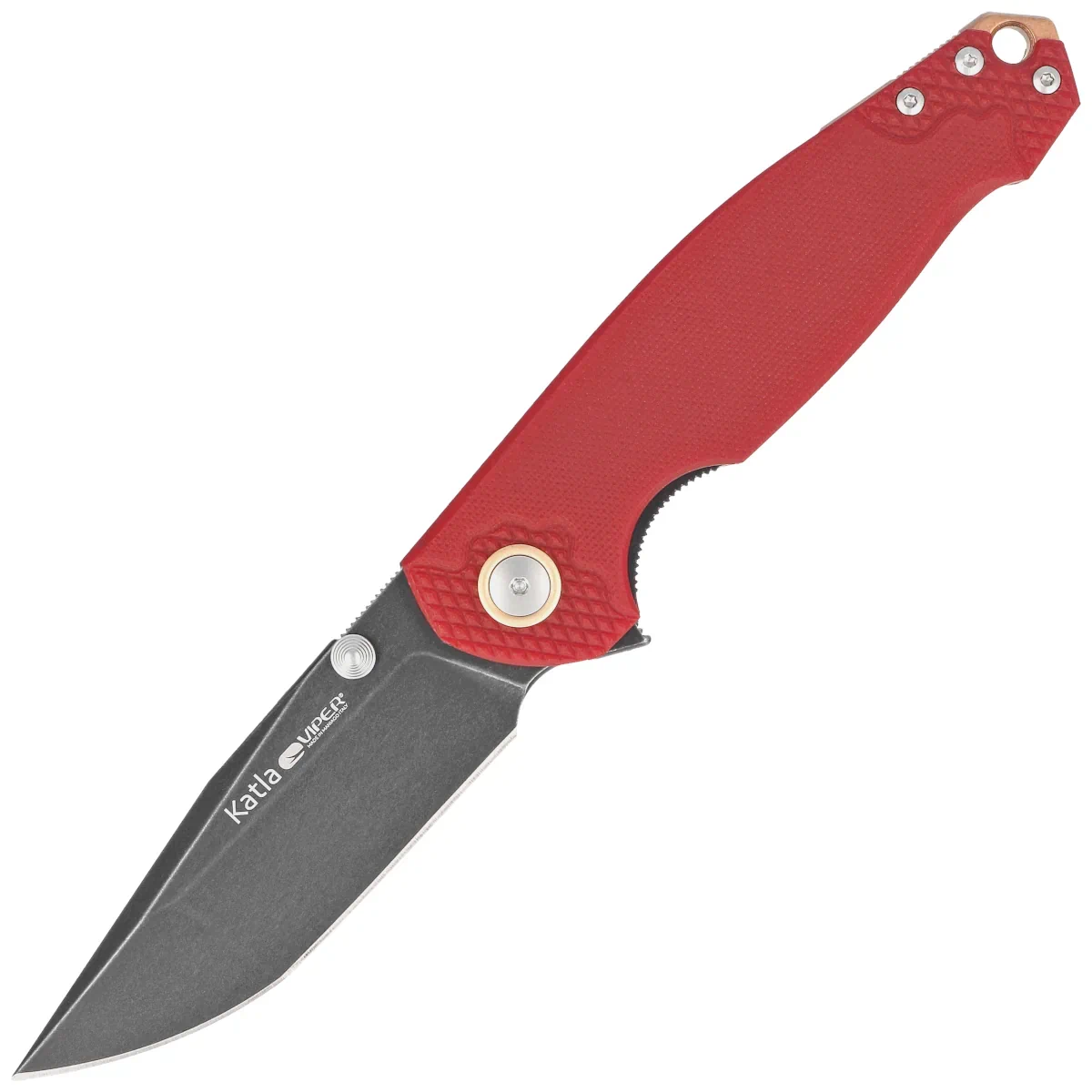 Nóż składany Viper Katla LE No 091/150 Red G10, Dark Stonewashed M390 by Jesper Voxnæs/Jens Ansø (V5984GR3D)