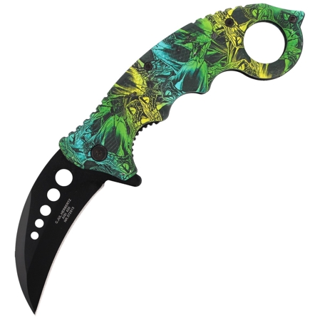 Nóż składany karambit Herbertz CJH Snake Design, Black Blade (ART000139 - 572613)