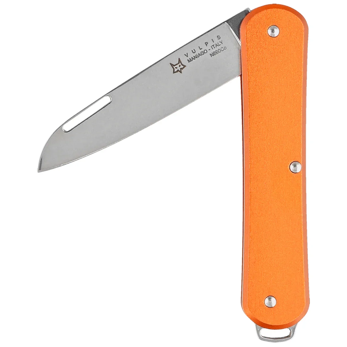 Scyzoryk Fox Vulpis Orange Aluminium, Polished N690Co (FX-VP130 OR)