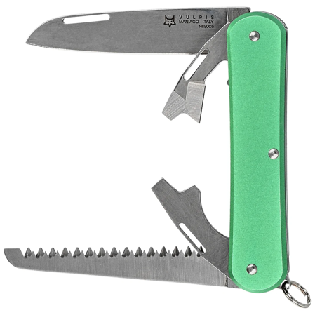 Scyzoryk Fox Vulpis S4 OD Green Aluminium, Polished N690Co (FX-VP130-S4 OD)