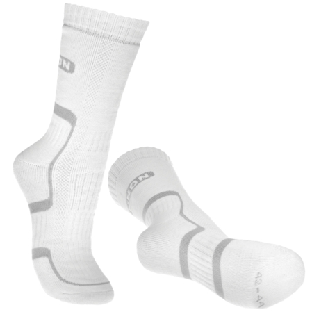 Skarpety trekkingowe Bennon Trek White-Grey (D29001)