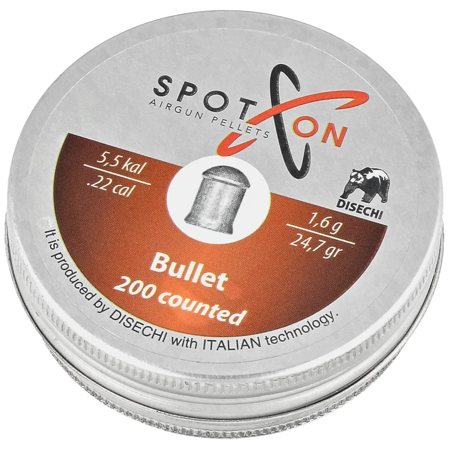 Śrut Spoton Bullet 5.5 mm, 200 szt. 1.60g/24.7gr