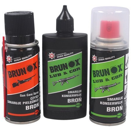 Zestaw do broni Brunox: 2x Lub&Cor, Gun Care (GUN SET1)